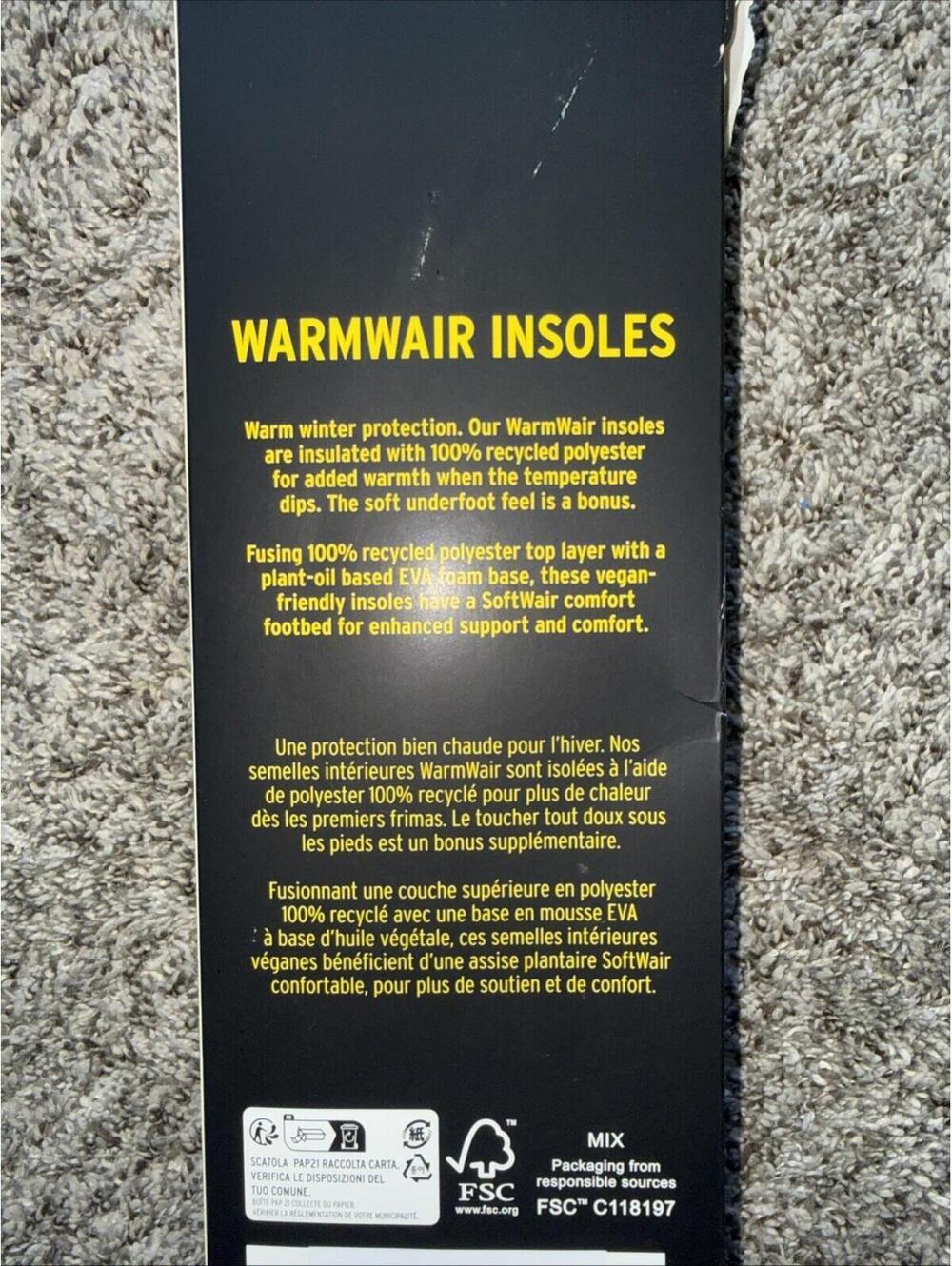 Dr Martens Men's Size 7 Warmwair Insoles Enhanced Insulation and Warmth NEW - Picture 3 of 3